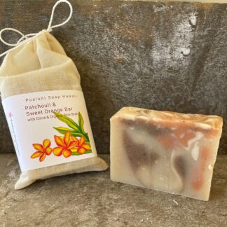 Patchouli & Orange Bar with Clove & Organic Rice Bran 4.5oz
