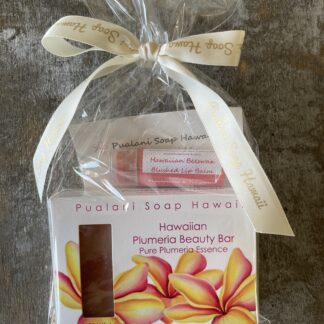 4oz Soap Gift Set with Hawaiian Beeswax Lip Balm