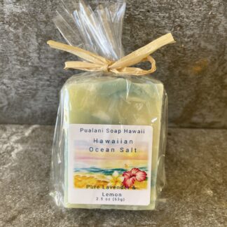 Mini Hawaiian Deep Ocean Salt Pure Lavender and Lemon 2oz