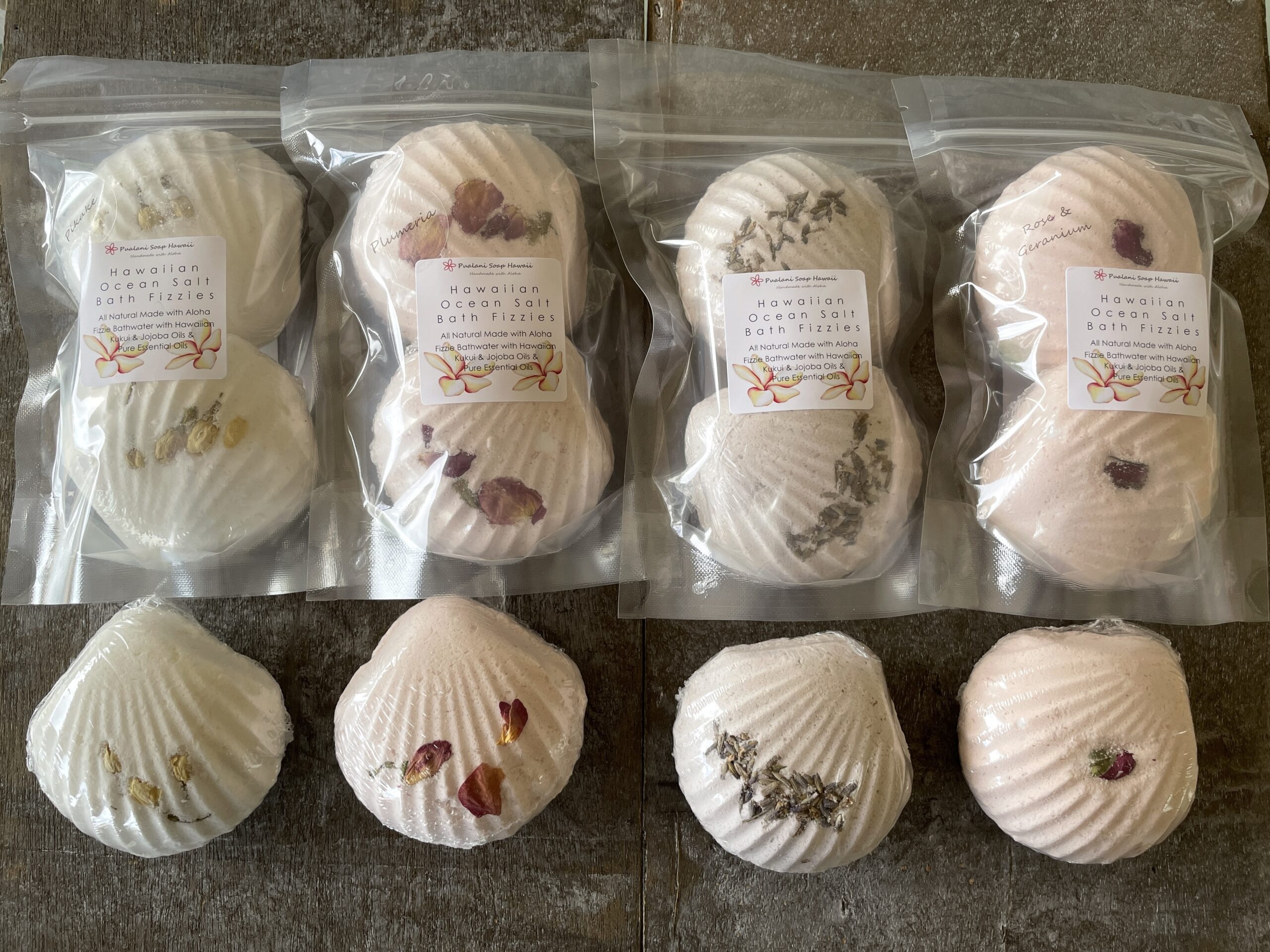 ハワイアン・ディープオーシャン・バスフィズ シェル型 2つセット