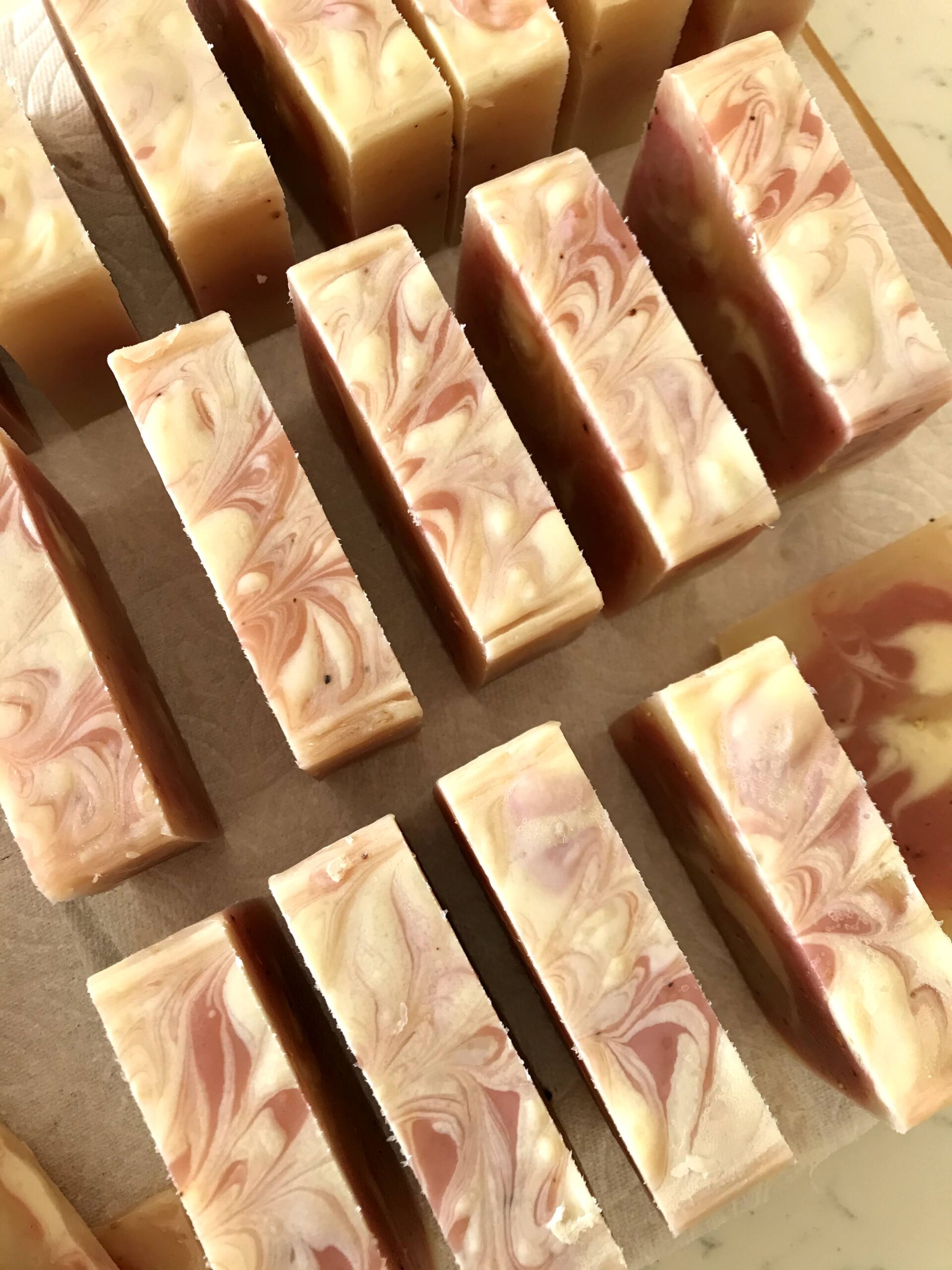 Mom’s Beauty Bar with Rose & Geranium Gentle scrub with oatmeal 2oz or 4oz - Image 4