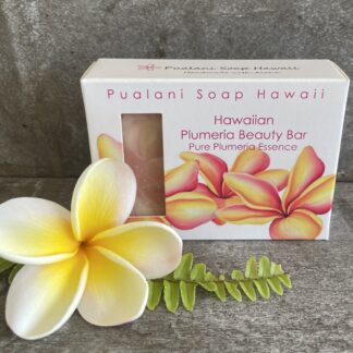 Hawaiian Plumeria Beauty Bar with Pure Plumeria Essence 4.5oz