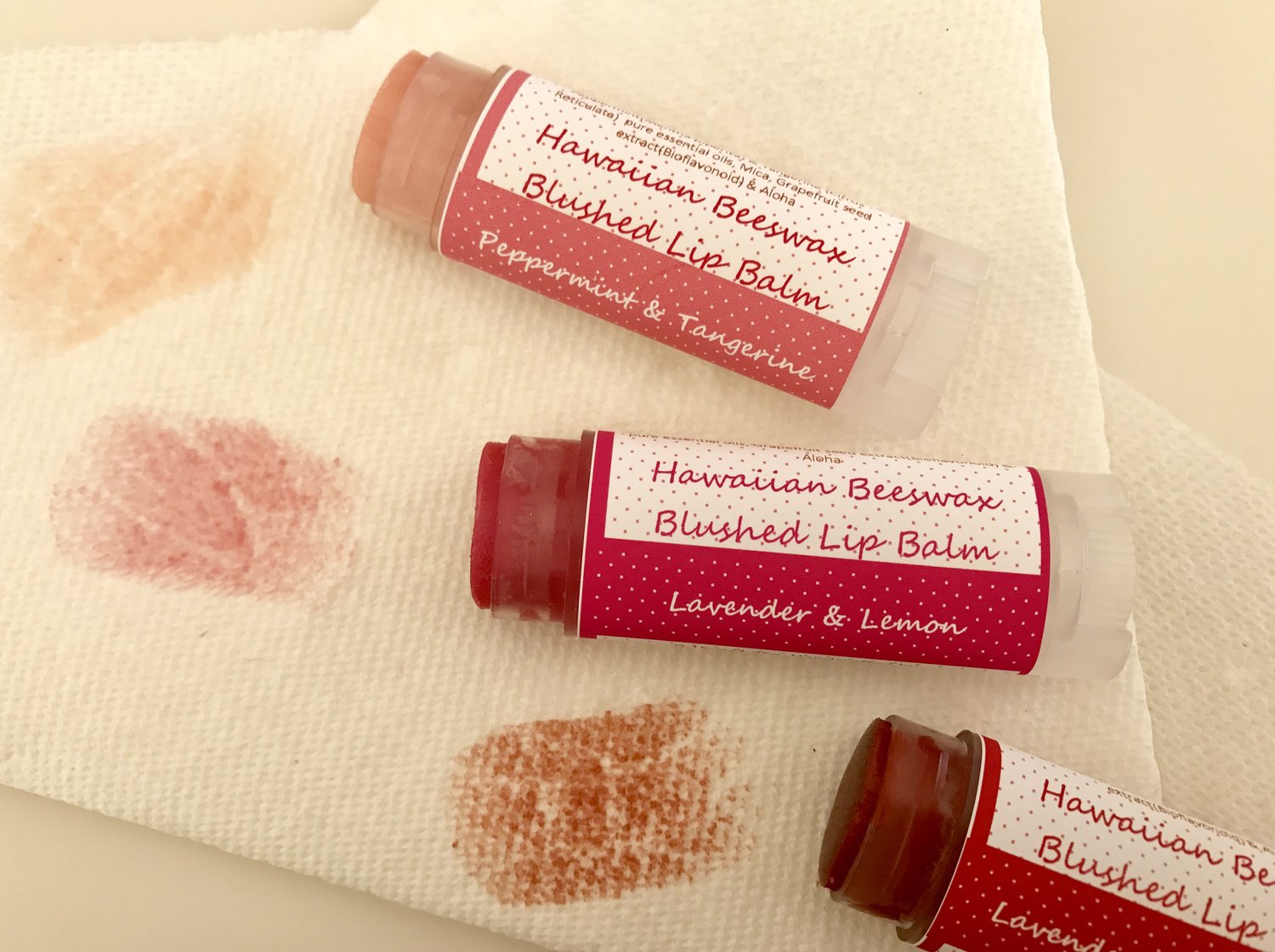 Blushed Lip Balm Lavender & Peppermint (Wine Red)