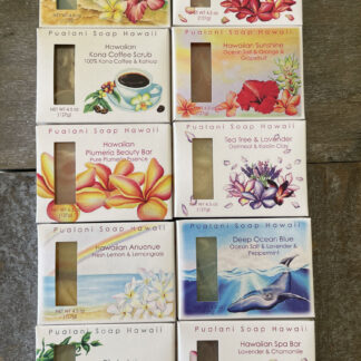 Pualani Soap Hawaii Soap Set of 10 (Ship to Japan pack)
